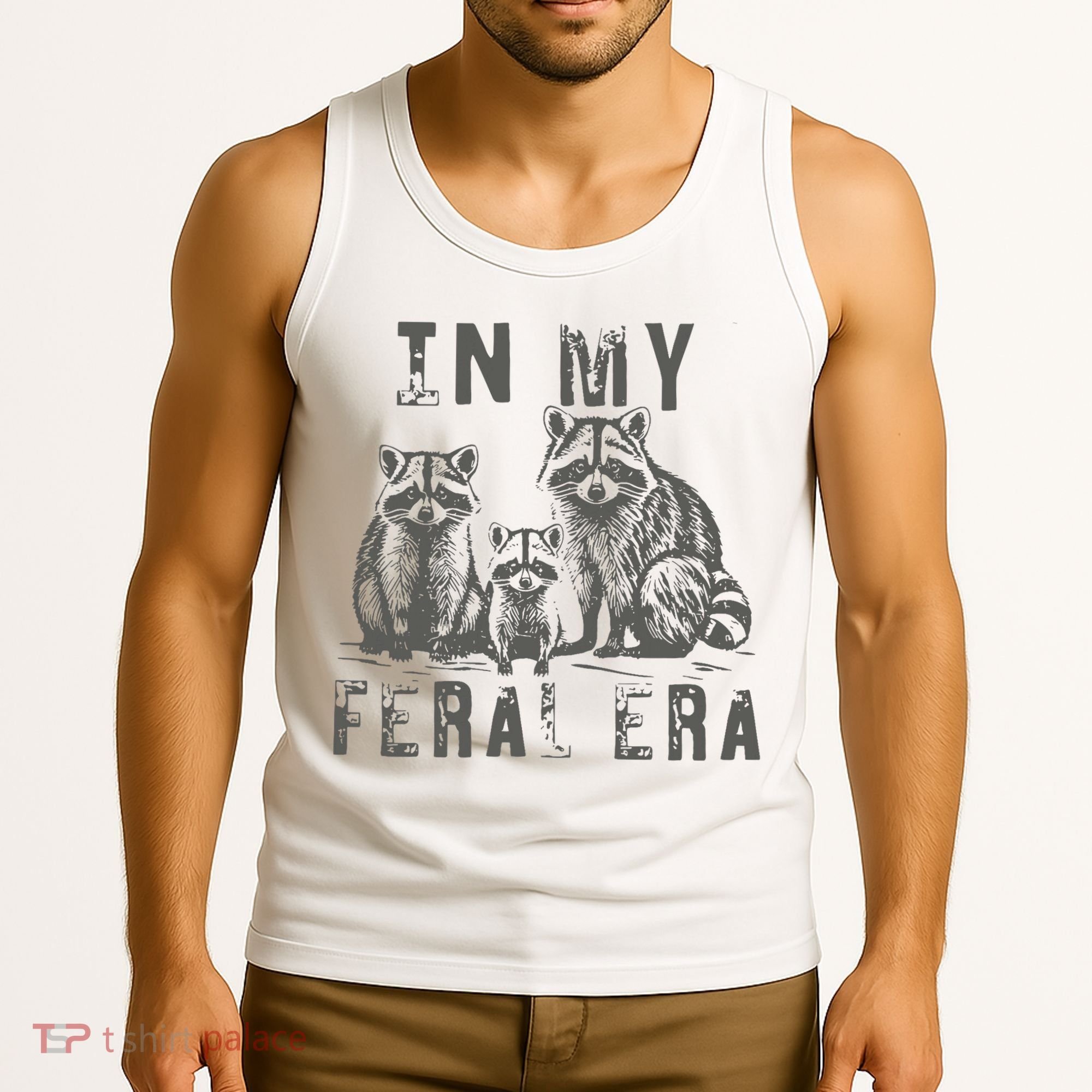 In My Feral Era Racoons Meme Tank Top