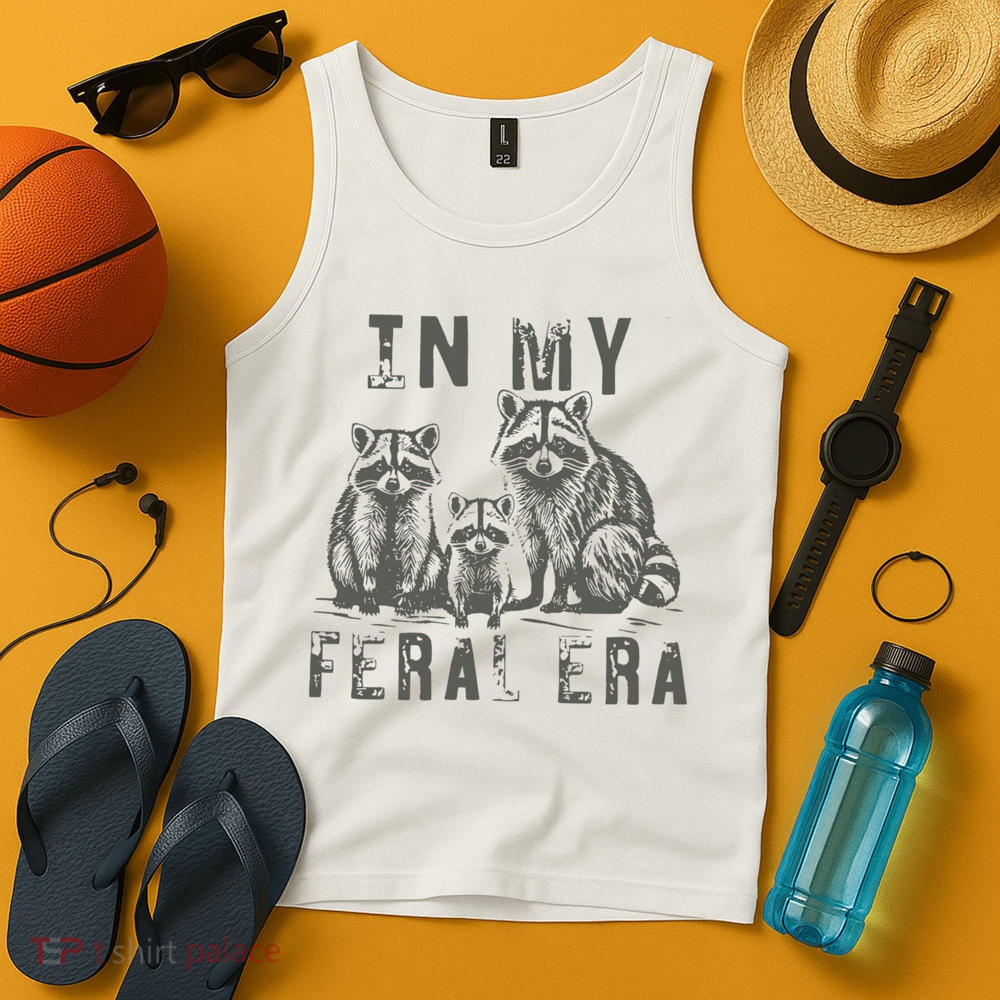In My Feral Era Racoons Meme Tank Top