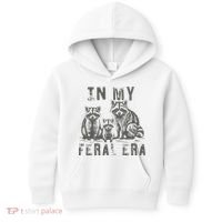In My Feral Era Racoons Meme Kids Hoodie thumb 0