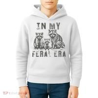 In My Feral Era Racoons Meme Kids Hoodie thumb 4