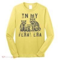 In My Feral Era Racoons Meme Long Sleeve Shirt thumb 0