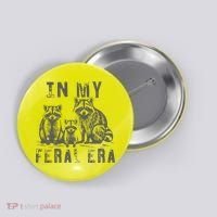 In My Feral Era Racoons Meme Button thumb 0
