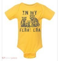 In My Feral Era Racoons Meme Baby Bodysuit thumb 0