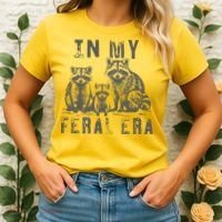 In My Feral Era Racoons Meme Women's T-Shirt thumb 2