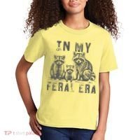 In My Feral Era Racoons Meme Kids T-Shirt thumb 2