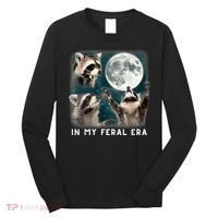 In My Feral Era Raccoon Long Sleeve Shirt thumb 0