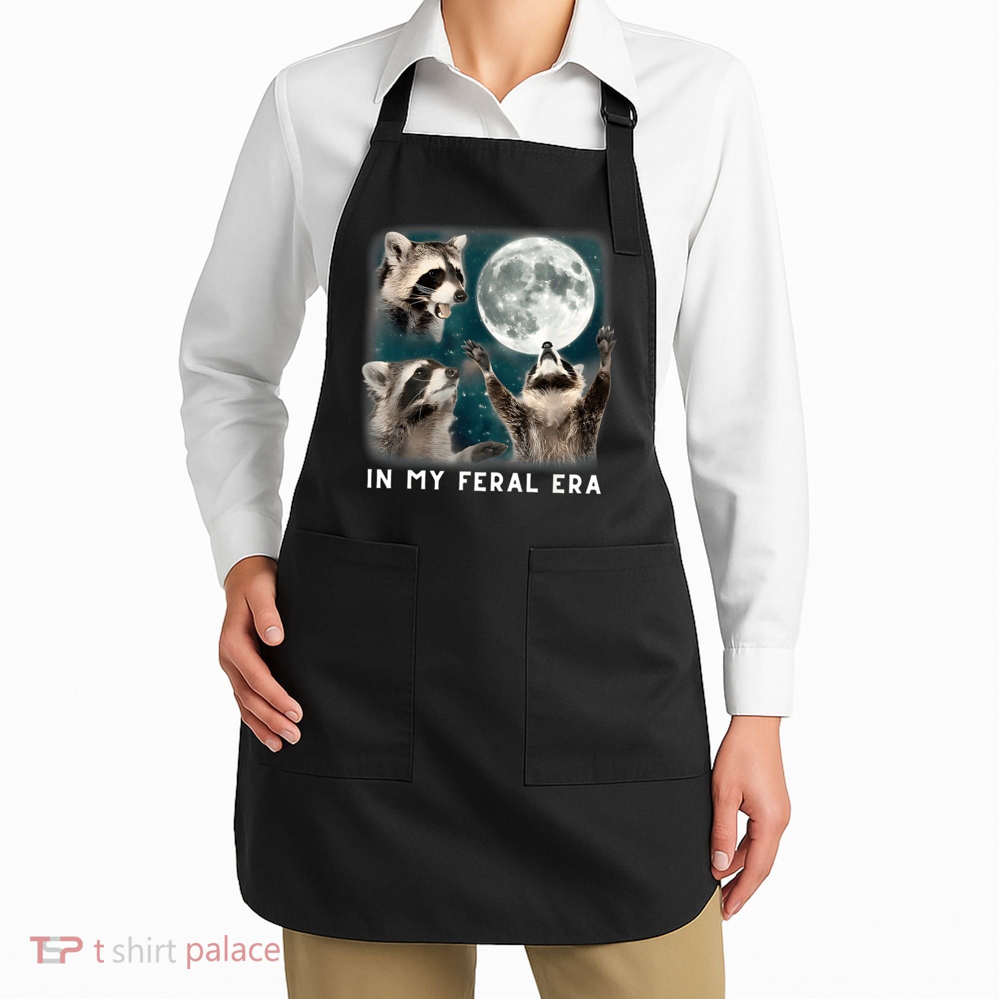 In My Feral Era Raccoon Apron