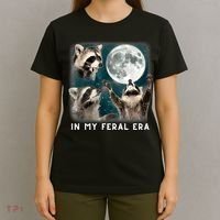 In My Feral Era Raccoon T-Shirt thumb 4