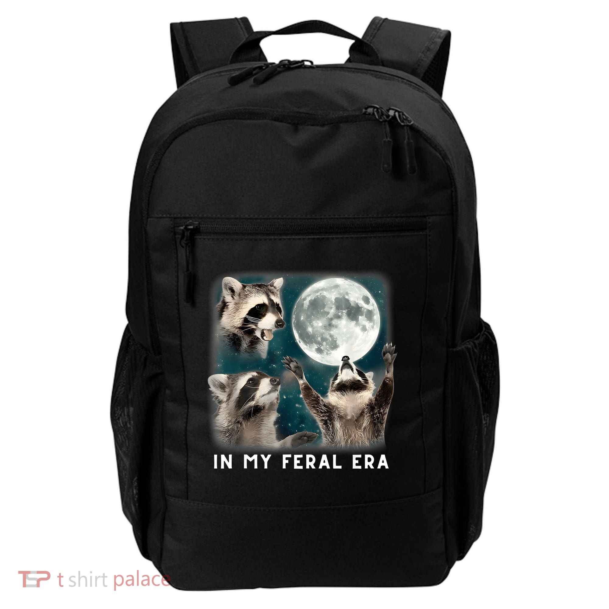 In My Feral Era Raccoon Backpack