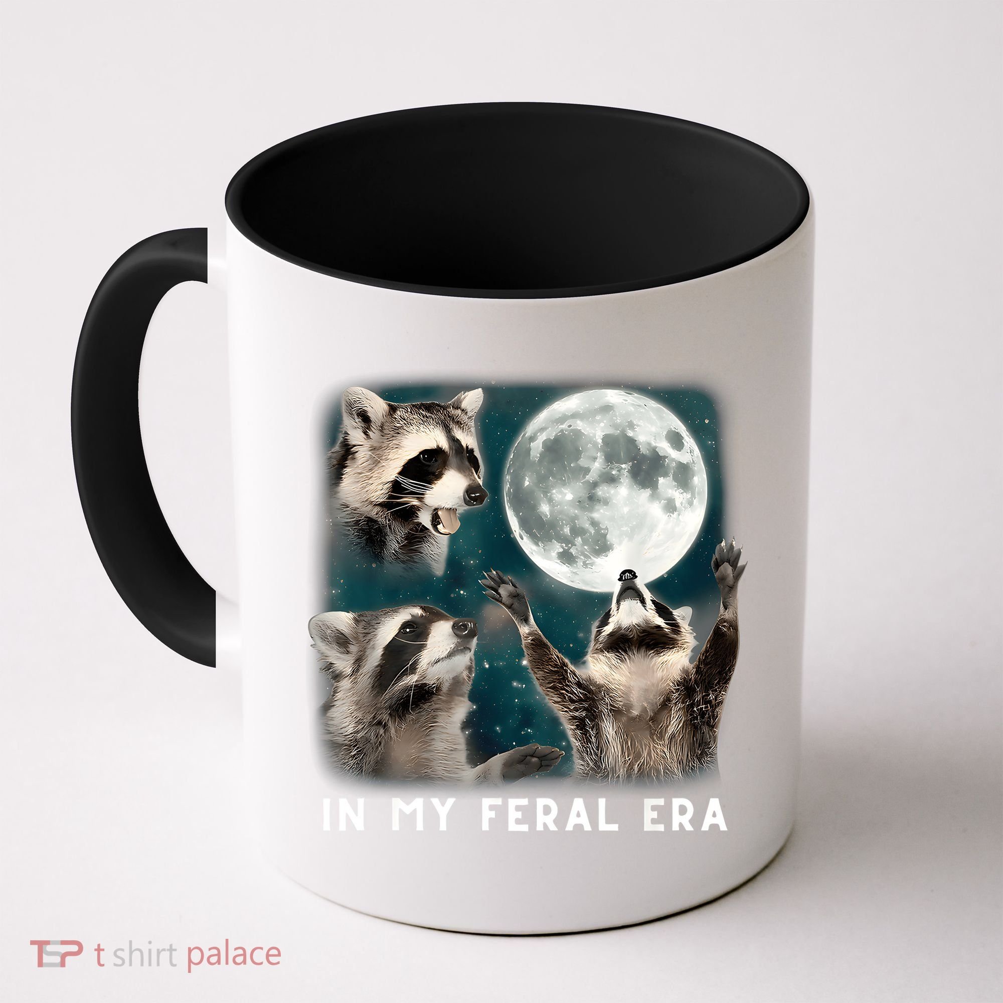 In My Feral Era Raccoon Coffee Mug