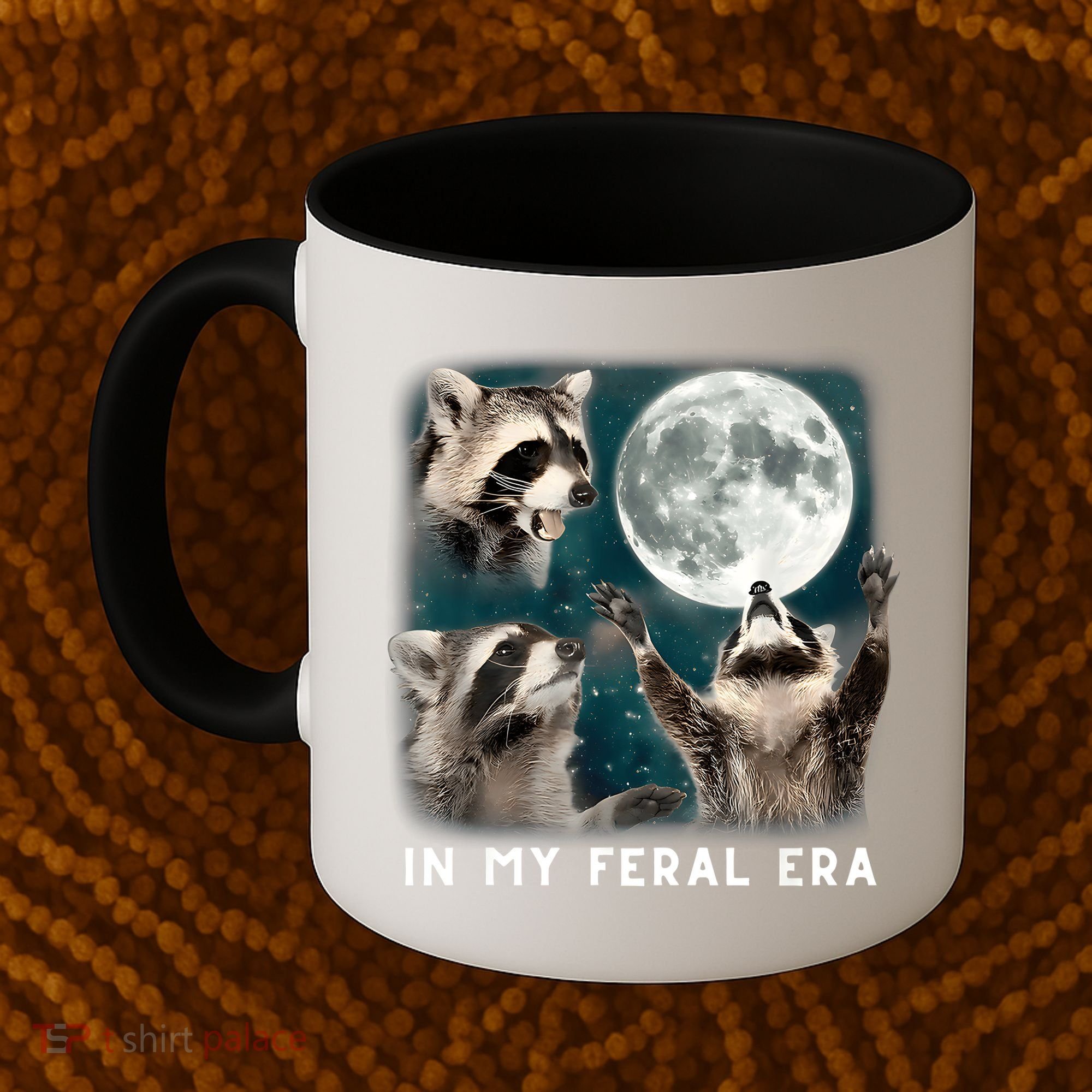 In My Feral Era Raccoon Coffee Mug