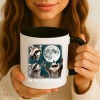 In My Feral Era Raccoon Coffee Mug thumb 3
