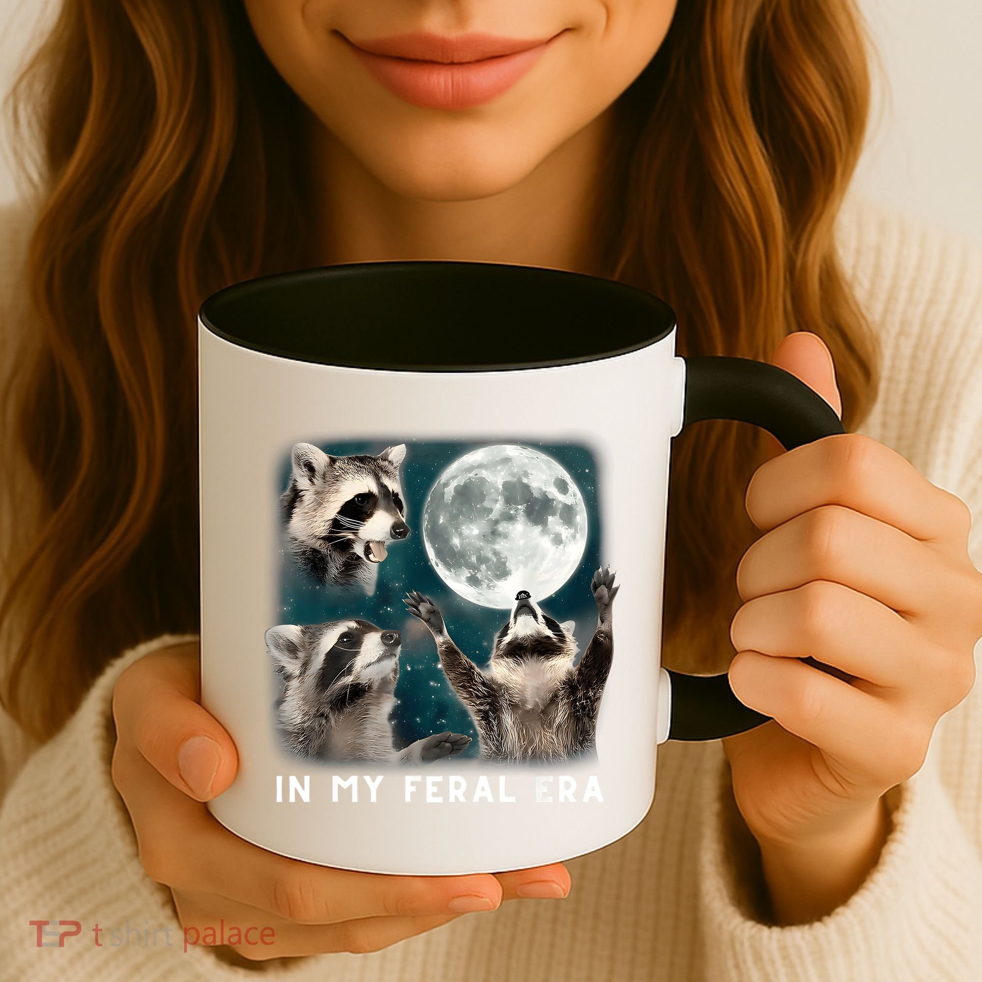 In My Feral Era Raccoon Coffee Mug