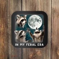In My Feral Era Raccoon Coaster thumb 0