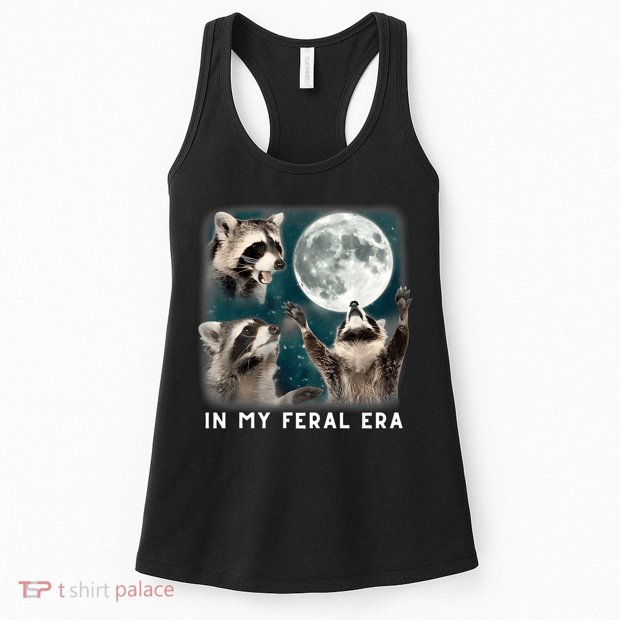 In My Feral Era Raccoon Women's Tank Top