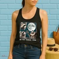 In My Feral Era Raccoon Women's Tank Top thumb 2