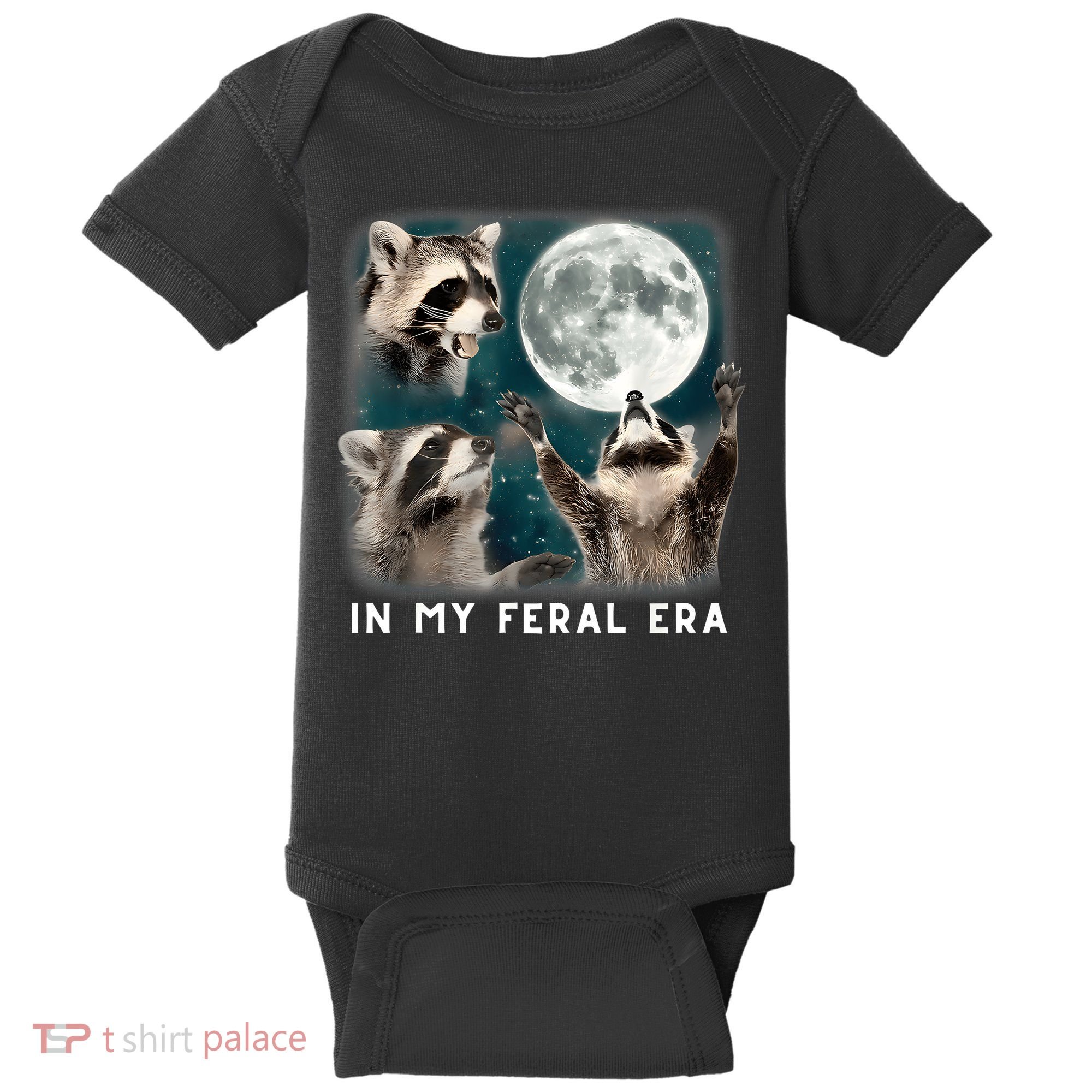 In My Feral Era Raccoon Baby Bodysuit