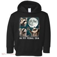 In My Feral Era Raccoon Toddler Hoodie thumb 0
