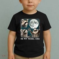 In My Feral Era Raccoon Toddler T-Shirt thumb 2