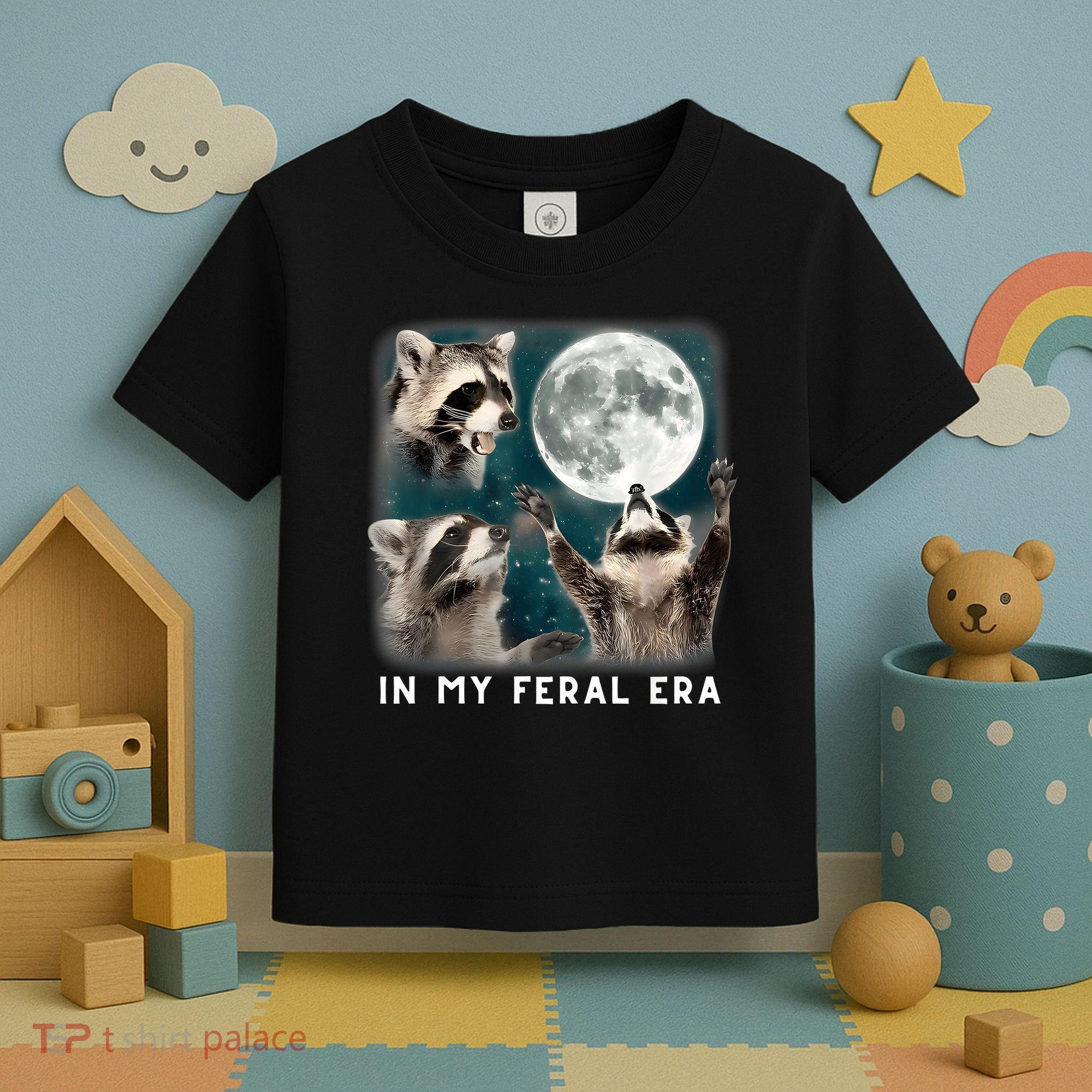 In My Feral Era Raccoon Toddler T-Shirt