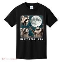 In My Feral Era Raccoon Kids T-Shirt thumb 0
