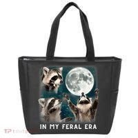 In My Feral Era Raccoon Tote Bag thumb 0