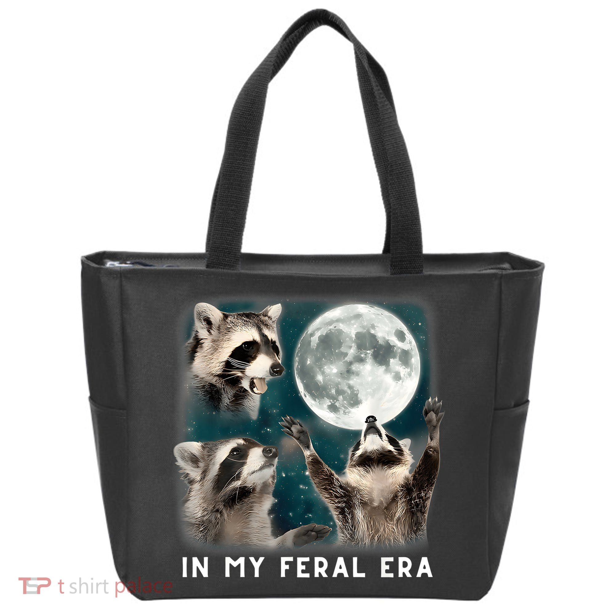 In My Feral Era Raccoon Tote Bag