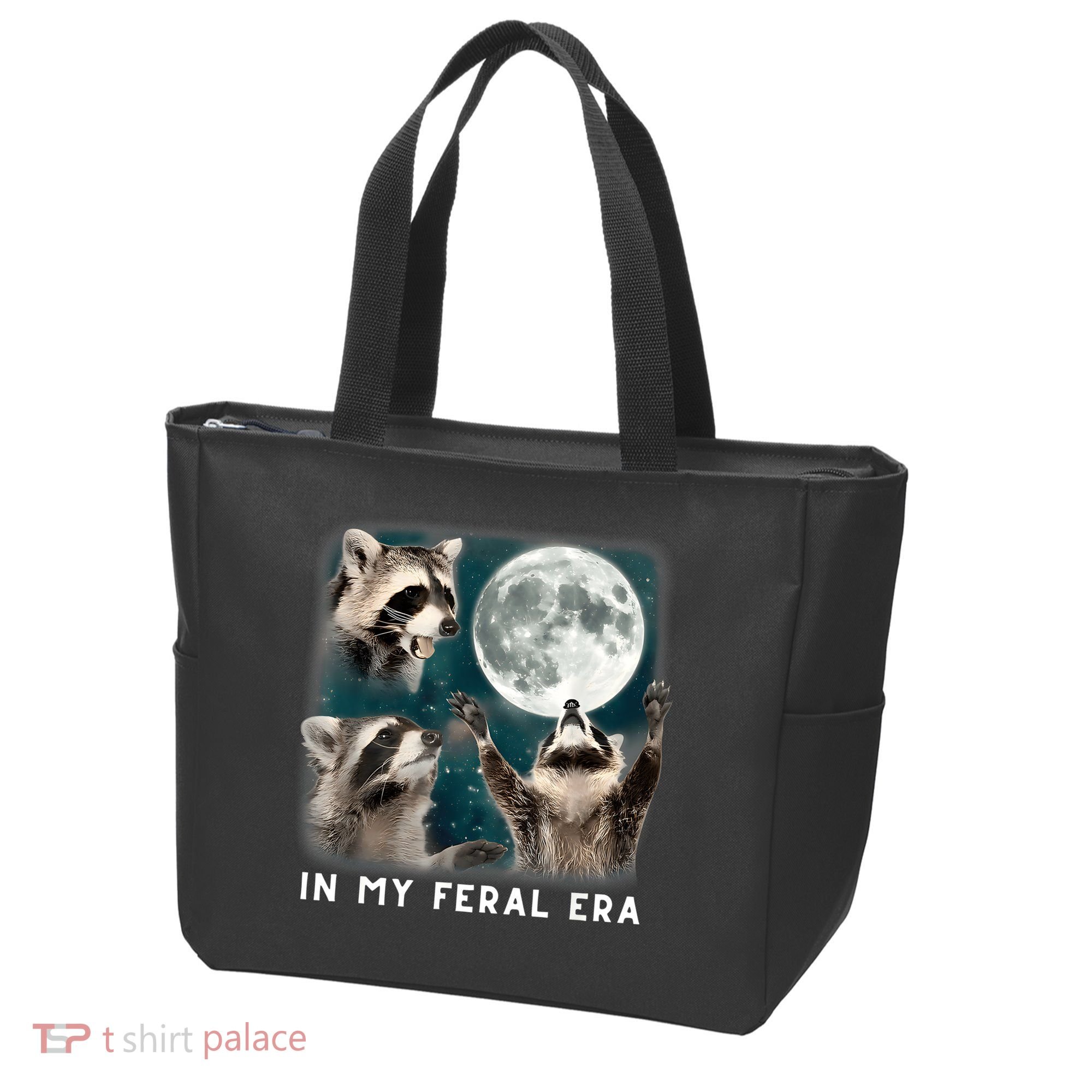 In My Feral Era Raccoon Tote Bag