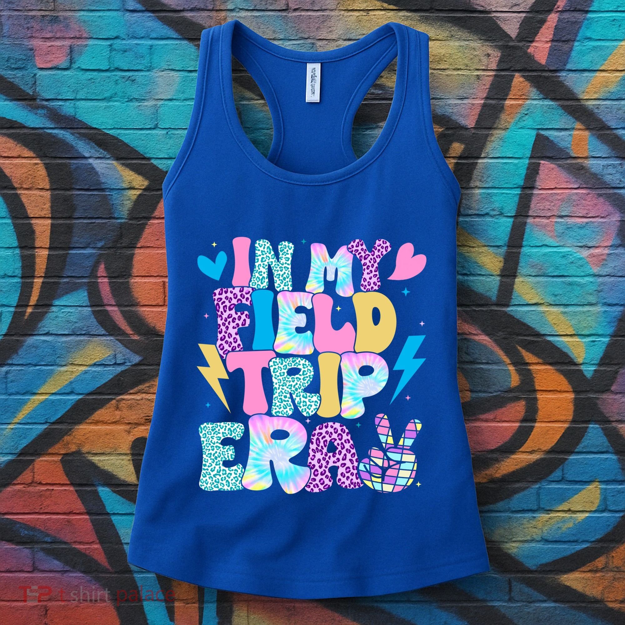 In My Field Trip Era Funny Field Day Gift For Teacher Gift Women's Tank Top