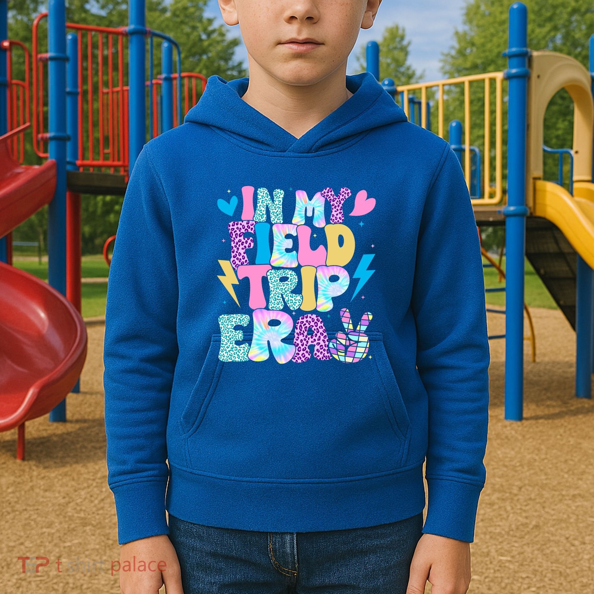 In My Field Trip Era Funny Field Day Gift For Teacher Gift Kids Hoodie