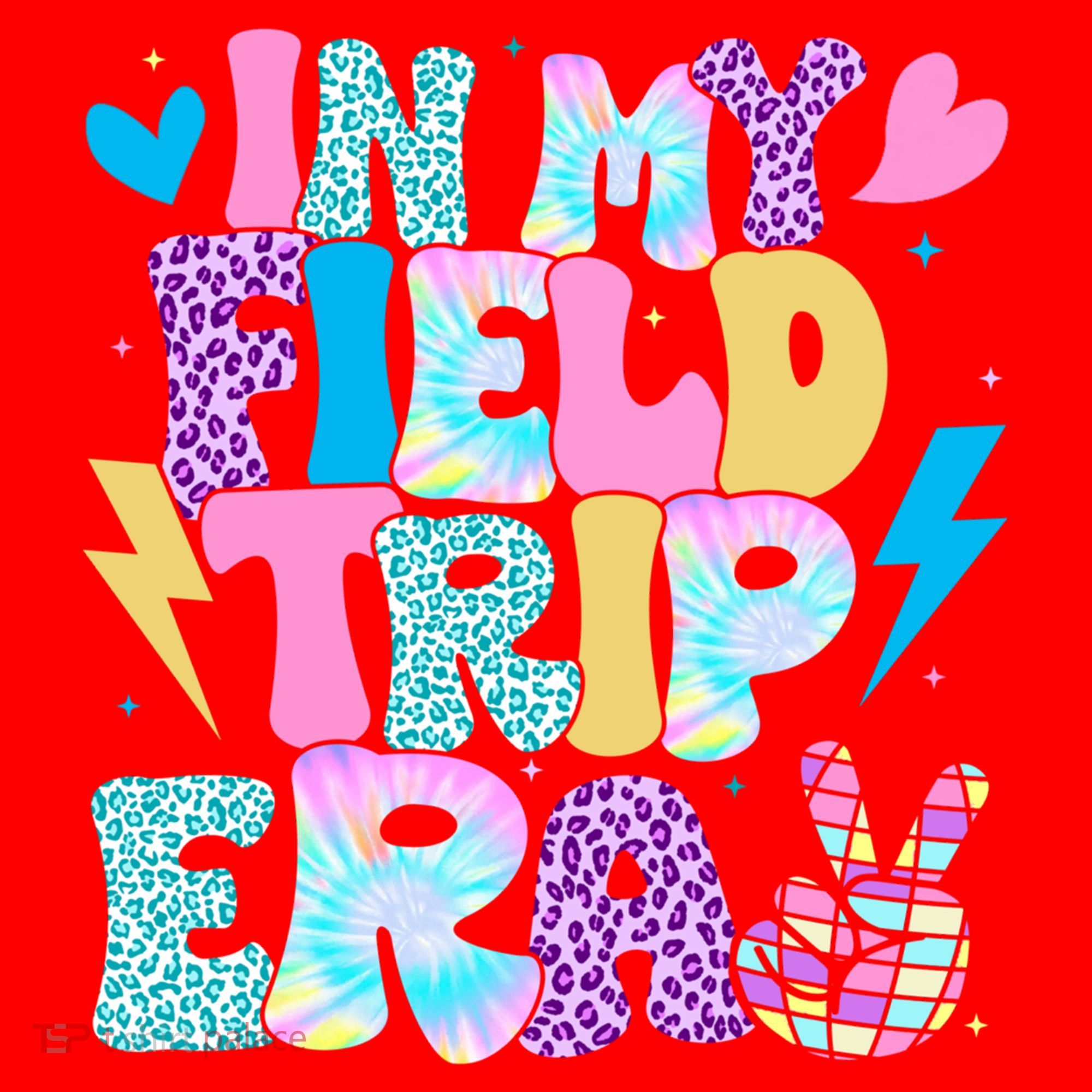In My Field Trip Era Funny Field Day Gift For Teacher Gift Santa Hat