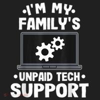 IM My FamilyS Unpaid Tech Support Funny Computer Engineer Beanie thumb 2