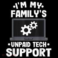 IM My FamilyS Unpaid Tech Support Funny Computer Engineer Women's Hoodie thumb 2