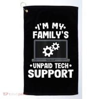 IM My FamilyS Unpaid Tech Support Funny Computer Engineer Golf Towel thumb 0