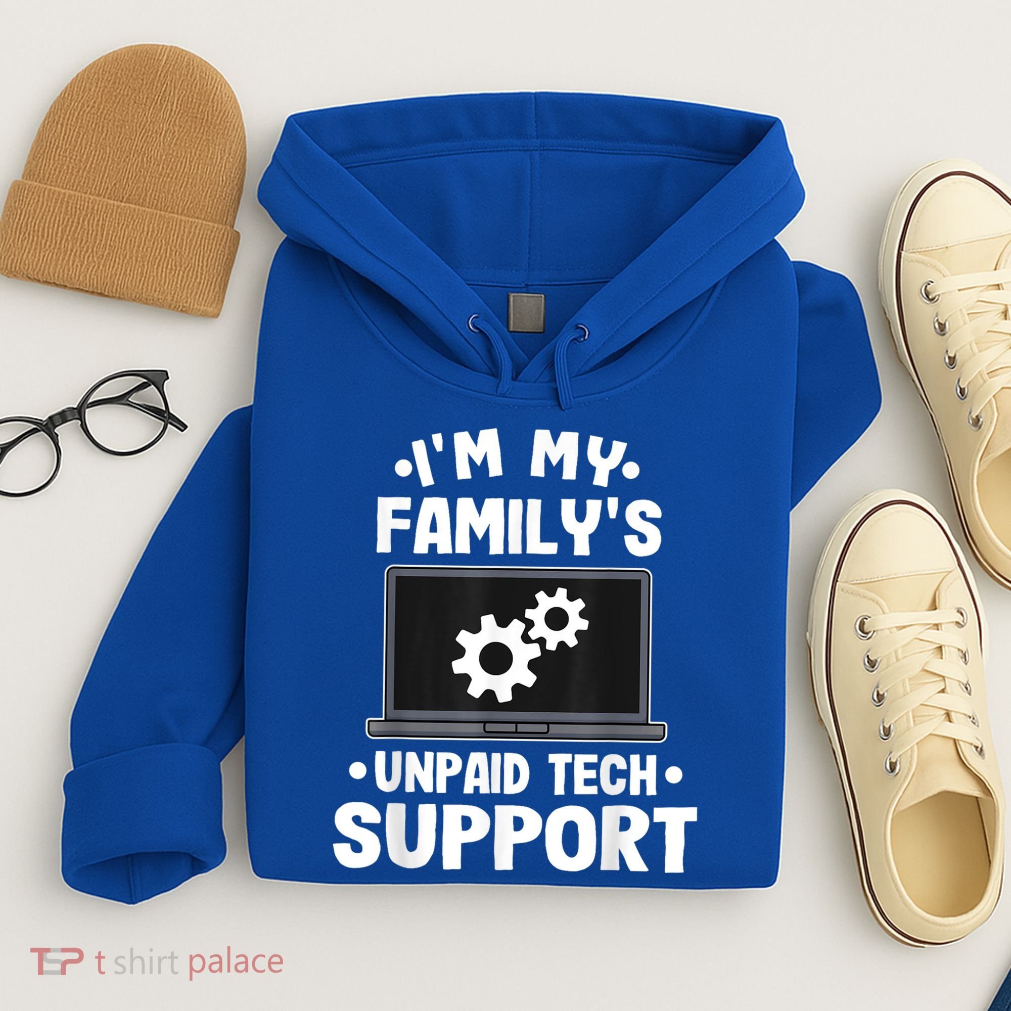 IM My FamilyS Unpaid Tech Support Funny Computer Engineer Hoodie