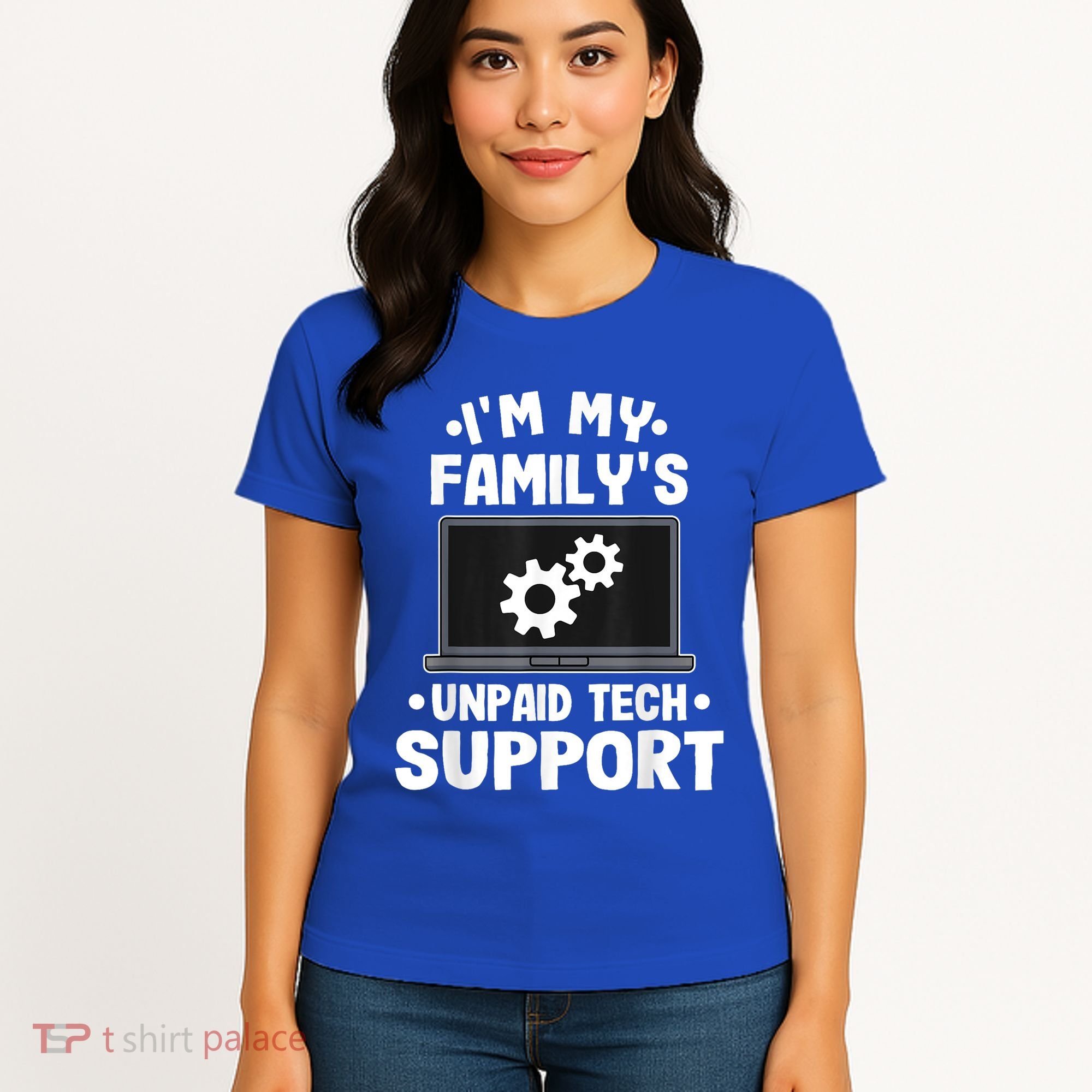 IM My FamilyS Unpaid Tech Support Funny Computer Engineer Women's T-Shirt