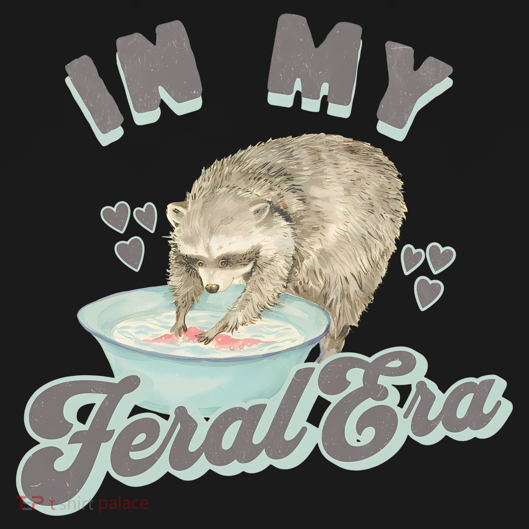 In My Feral Era Raccoon T-Shirt