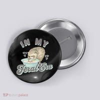In My Feral Era Raccoon Button thumb 0
