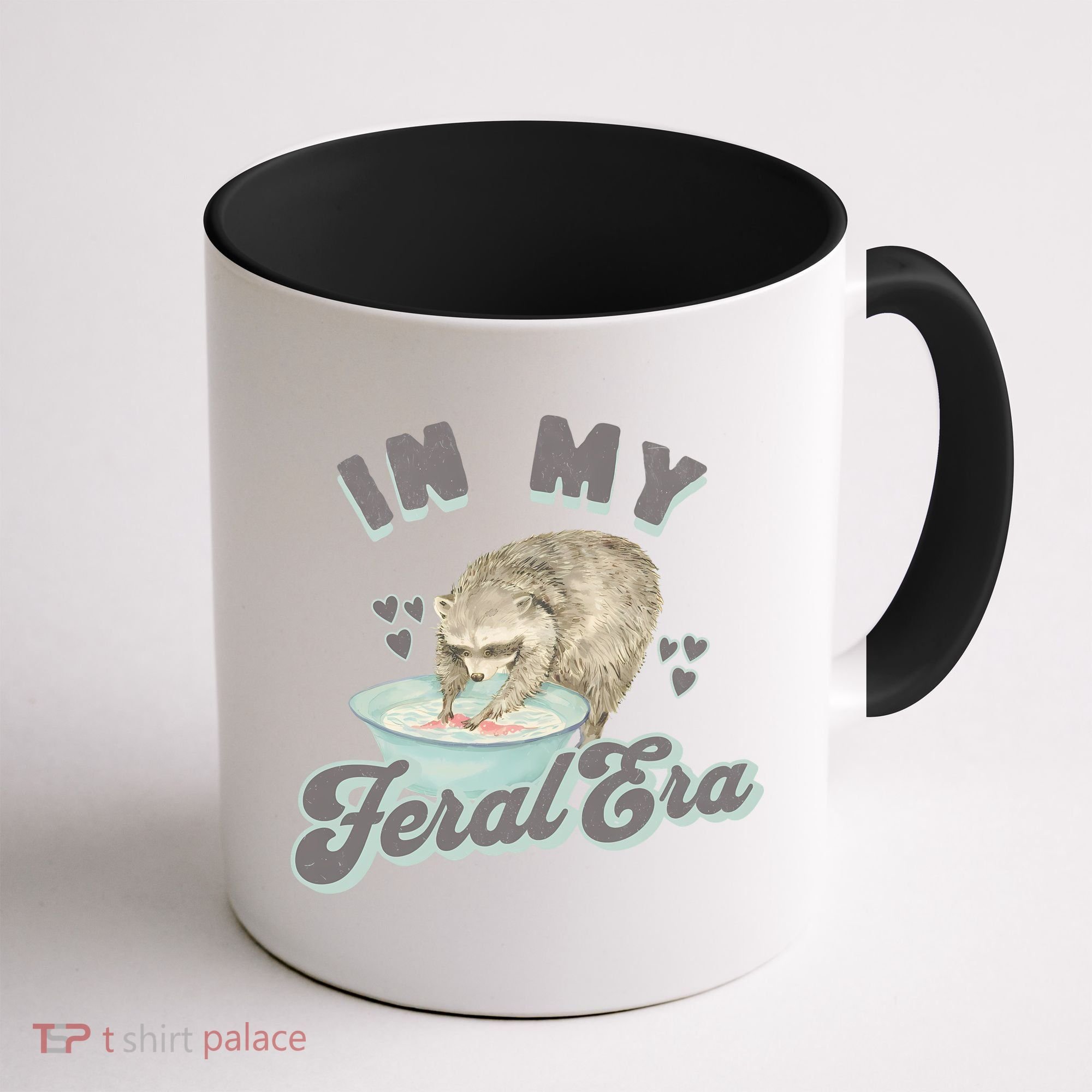 In My Feral Era Raccoon Coffee Mug