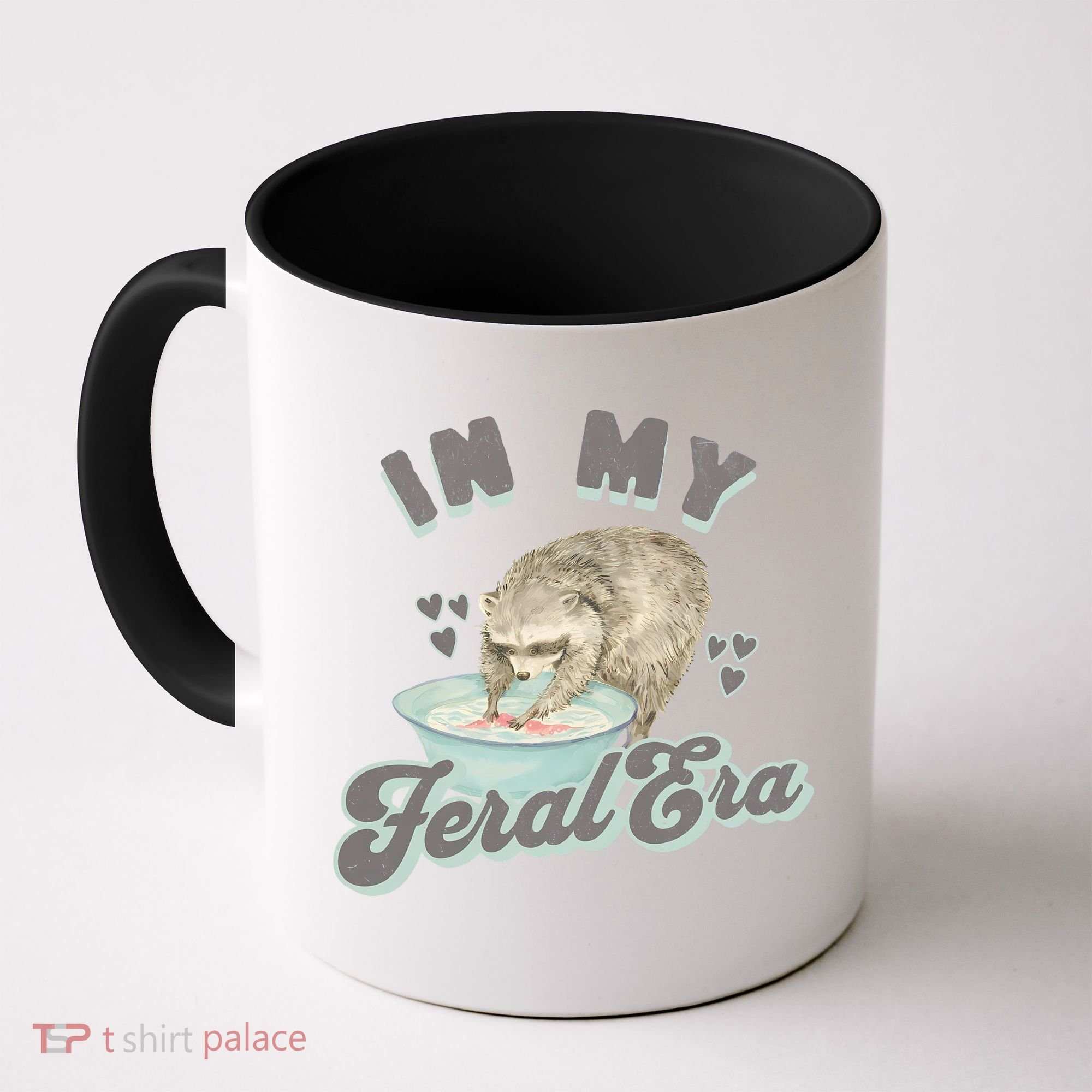 In My Feral Era Raccoon Coffee Mug