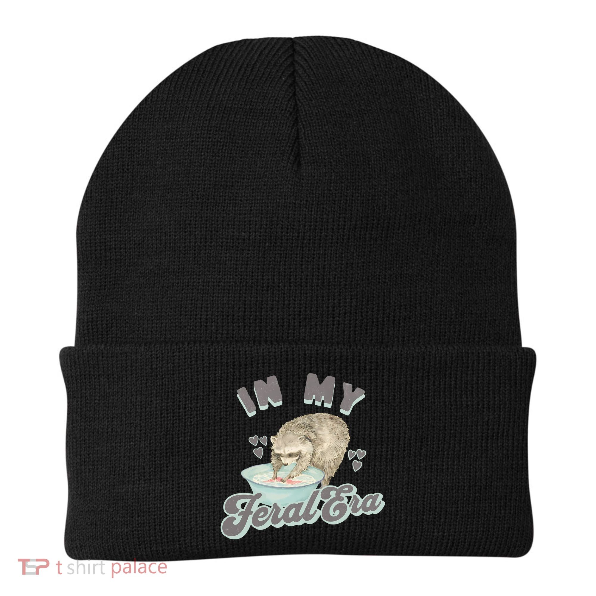 In My Feral Era Raccoon Beanie