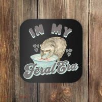 In My Feral Era Raccoon Coaster thumb 0