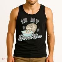 In My Feral Era Raccoon Tank Top thumb 3