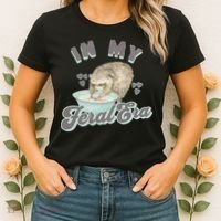 In My Feral Era Raccoon Women's T-Shirt thumb 2