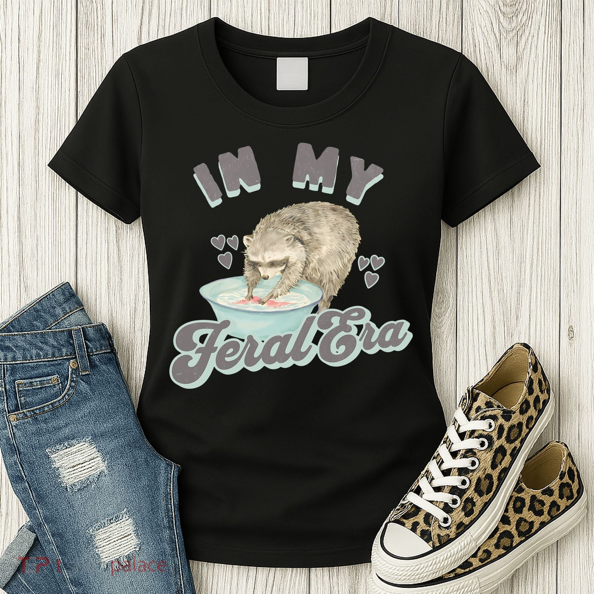 In My Feral Era Raccoon Women's T-Shirt