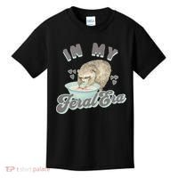In My Feral Era Raccoon Kids T-Shirt thumb 0