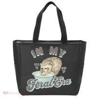 In My Feral Era Raccoon Tote Bag thumb 0