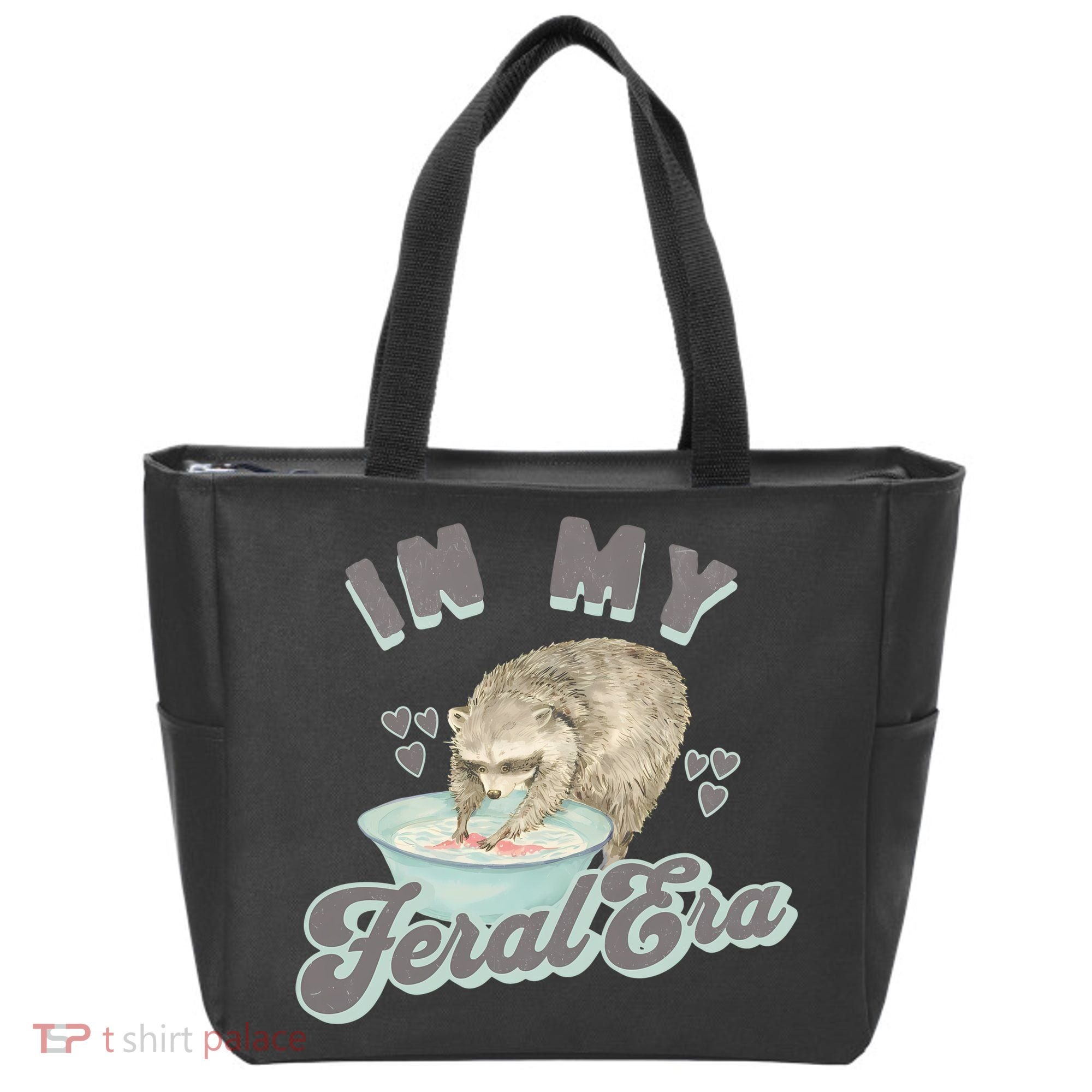 In My Feral Era Raccoon Tote Bag