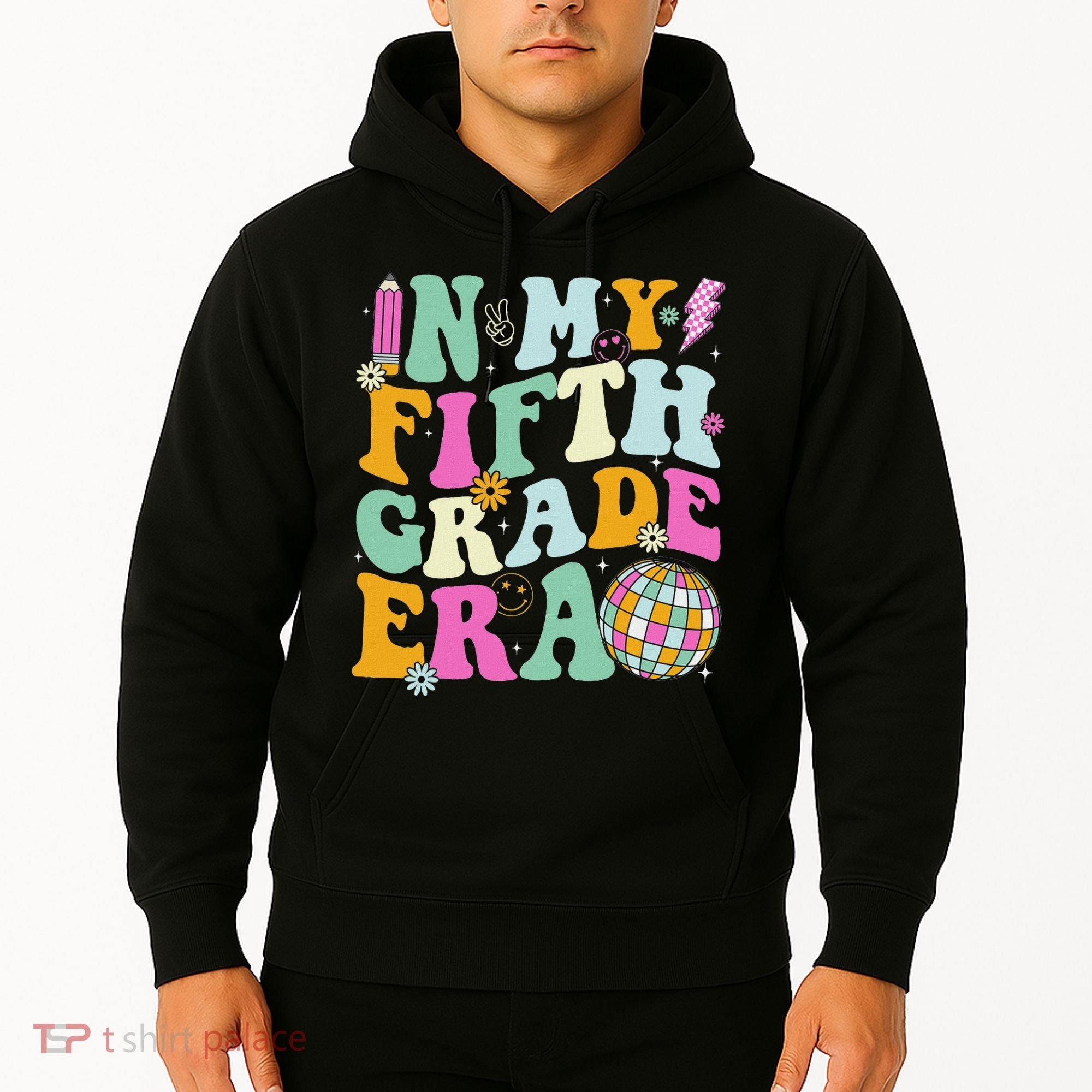 In My Fifth Grade Era Back To School 5th Grade Teacher Hoodie