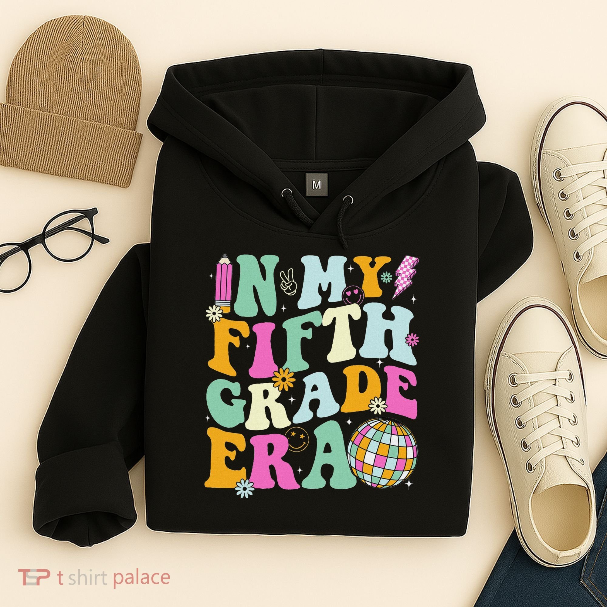 In My Fifth Grade Era Back To School 5th Grade Teacher Hoodie